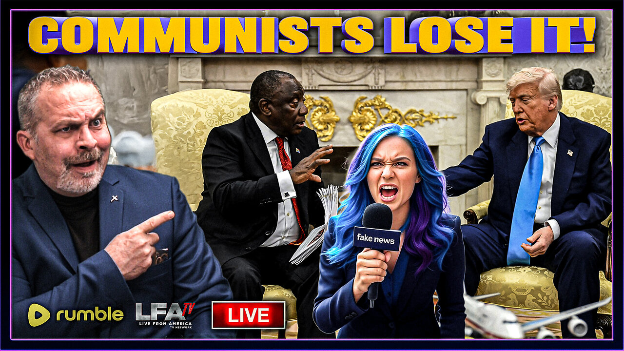 Genocidal South Africans Split A Seam After Trump Oval Office Take Down | THE SANTILLI REPORT 5.21.25 4PM