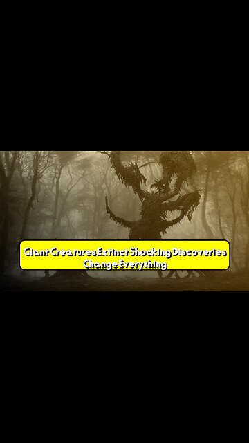 Giant Creatures: Extinct? Shocking Discoveries Change Everything! #Megafauna #Cryptozoology
