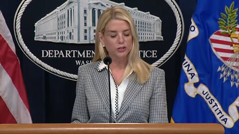Attorney General Pam Bondi announces major criminal arrest