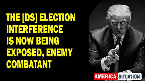 X22 Report Huge Intel: The [DS] Election Interference Is Now Being Exposed, Enemy Combatant