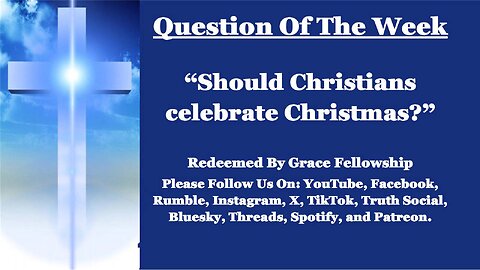 The RBGF LIVE "Question of the Week"