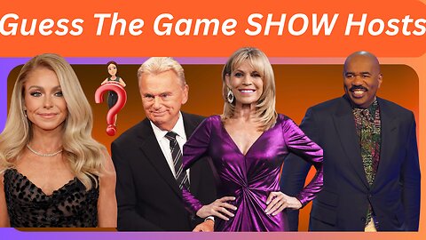 Who’s That Game Show Host? 🎬 Quiz Time!
