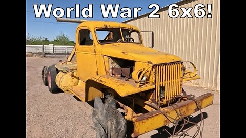 Saved From Scrap! WW2 CCKW 6x6, Will it Run? I Need Help...