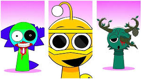 Sprunki OC Mroona and Wyrum Retake and Mili and GF Retake Phase 2 VS Phase 3 VS Phase 4 #squidgame4