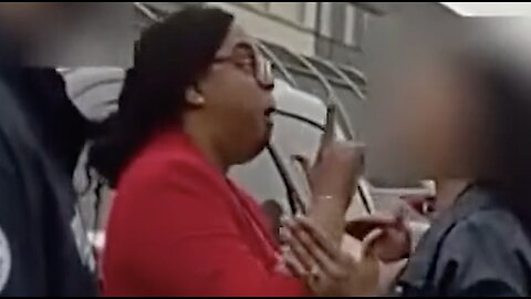 WATCH: Democrat Congresswoman Assaults Law Enforcement