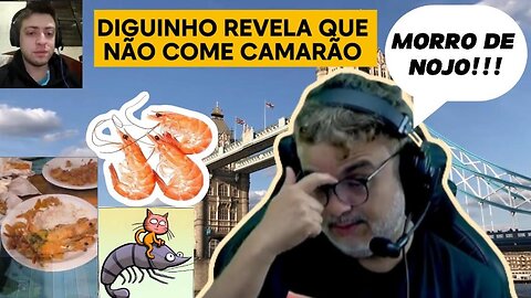 "CAMARÃO É A BARATA DO MAR , TENHO MUITO NOJO E NÃO COMO DE JEITO NENHUM !!! " (10.10.2024)