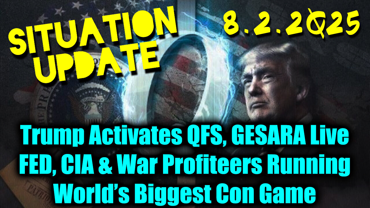 SIU. 8-2-25-FED, CIA & War Profiteers Running World’s Biggest Con Game