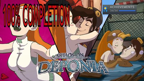 100% Completion of Deponia 2 (Chaos On Deponia)