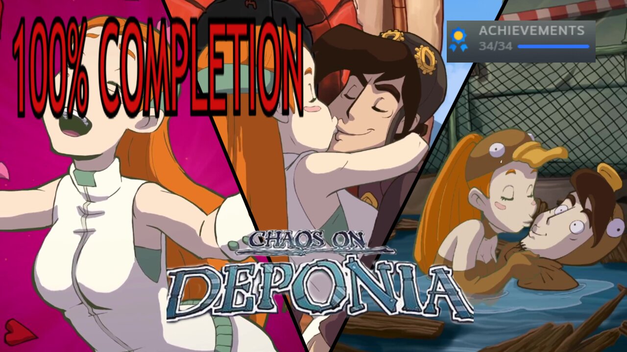 100% Completion of Deponia 2 (Chaos On Deponia)