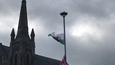 Flags s been put up in Wales: october 2025