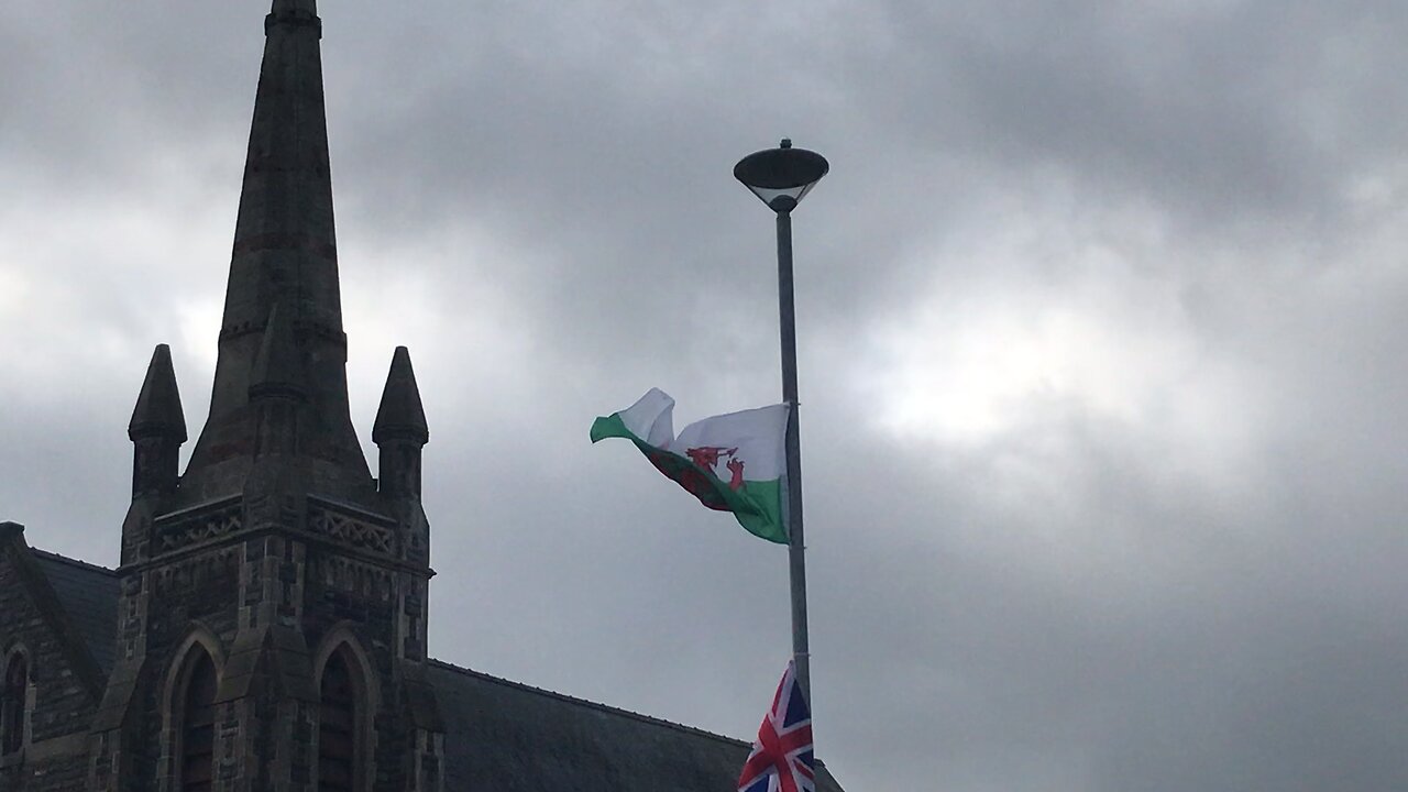 Flags s been put up in Wales: october 2025