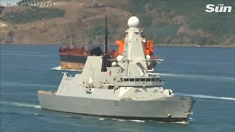 British Navy scrambles to Russian Kulakov destroyer in UK waters with Nato and Wildcat backup
