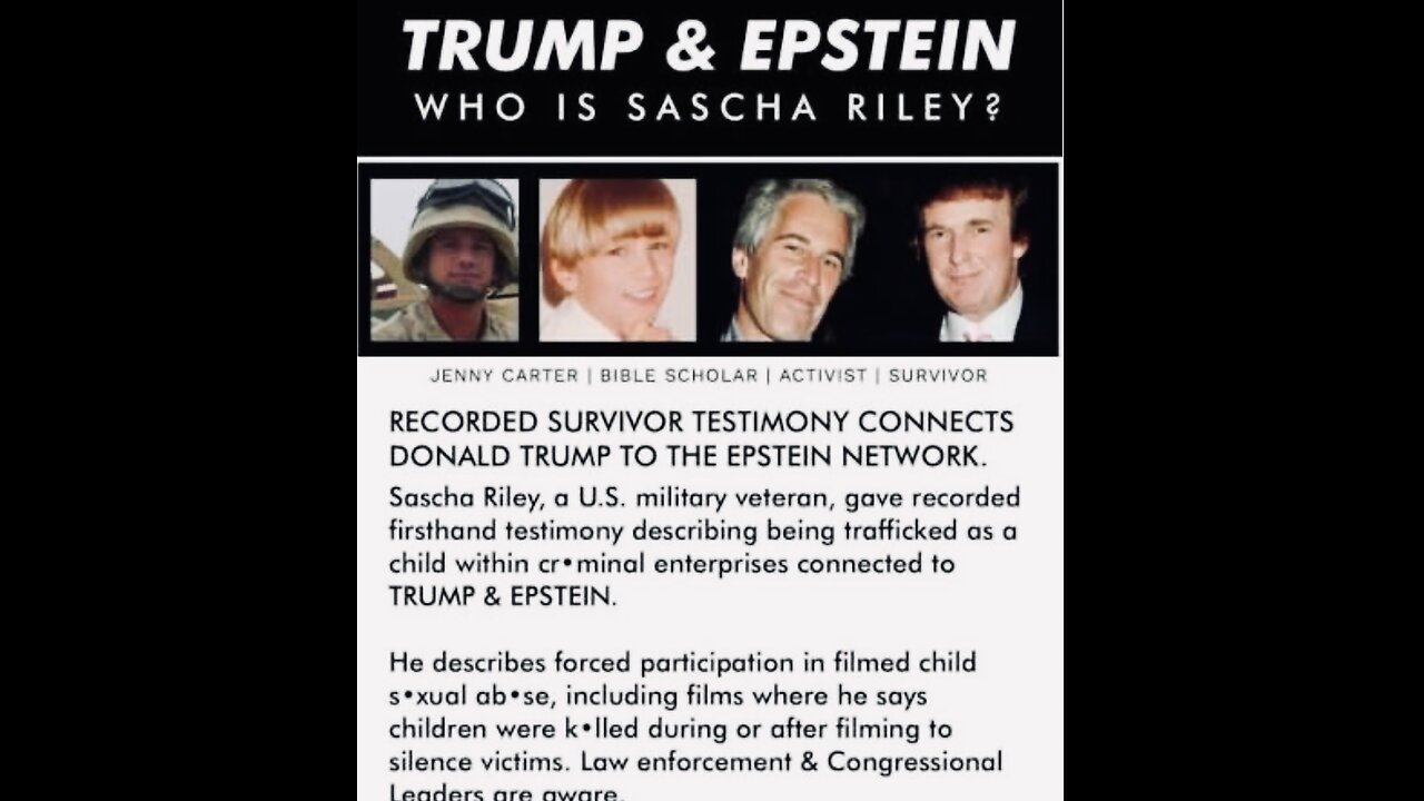 TRUMP ACCUSER : SACHA RILEY PHONE ☎️ TESTIMONY, PART 4.