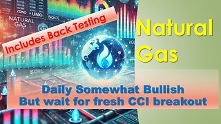 Natural Gas Daily Somewhat BULLISH but wait for fresh CCI Breakout