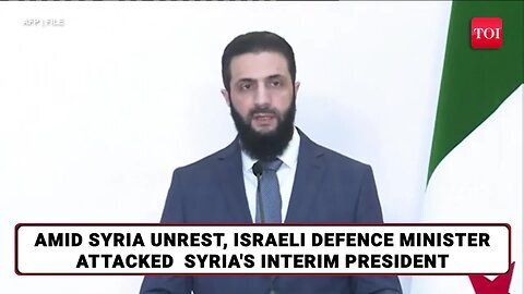 'Look Who's Talking'_ Jolani Lashes Israel; SHOCKING Scenes In Syria After Deadly Violence _ Watch