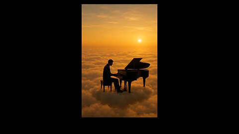 Piano Above The Clouds