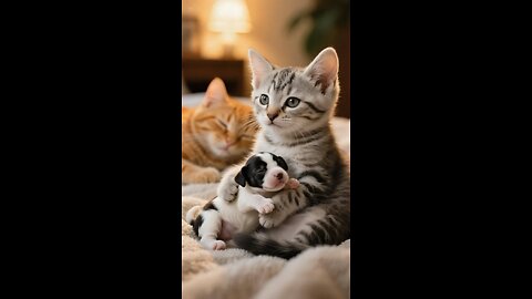 Cat and dog