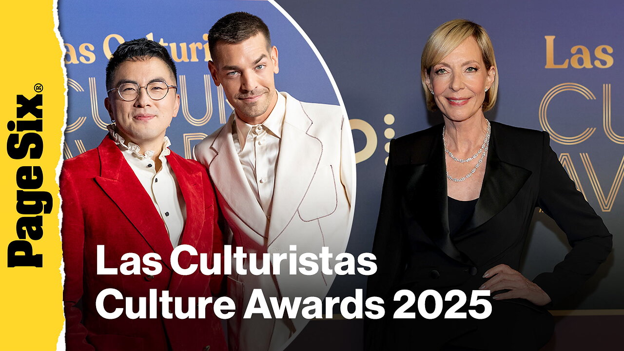 See the looks at the Las Culturistas Culture Awards: Bowen Yang, Matt Rogers, Allison Janney, more