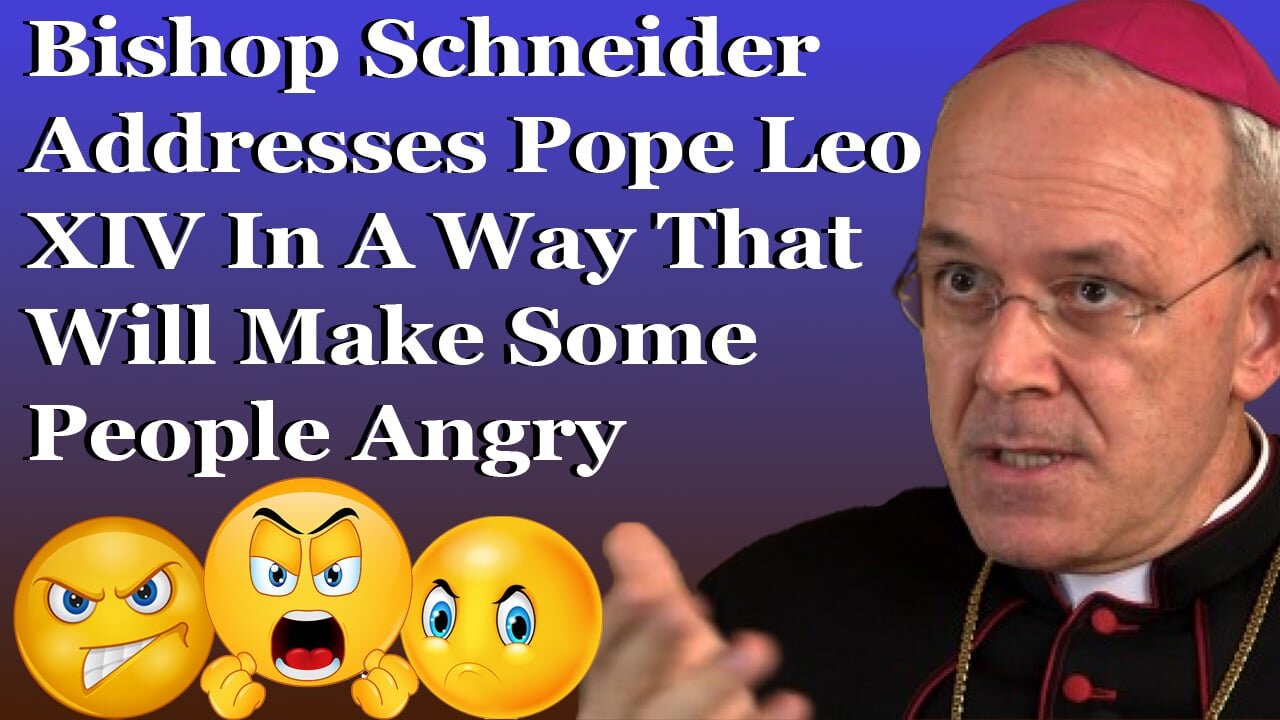 Bishop Schneider Addresses Pope Leo XIV In A Way That Will Make Some People Angry