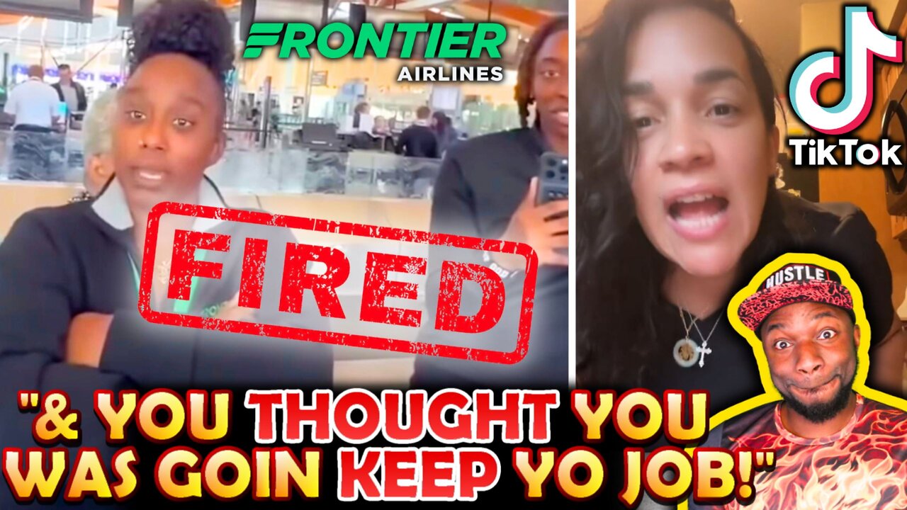 🚨TikTokers BRUTALLY ROAST FIRED Ghetto Frontier Airline Employees CAUGHT MOCKING Customer!