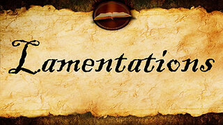 The Book of Lamentations | KJV Audio Jon Sherberg (With Text)