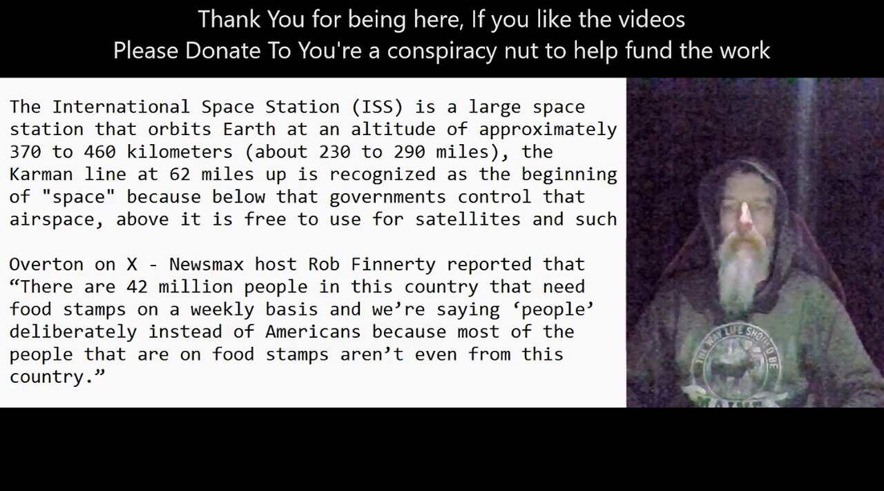 Video ISS crossing the Moon, 42 Million people using SNAP, Spanish-sounding names with an accent