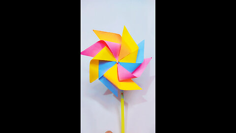 DIY Easy making paper fan ideas 🌈✨🌼🛰️