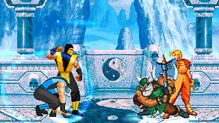 MUGEN - Binho's Chars - Scorpion & Sub-Zero vs. Gillius & Light Ning - Download