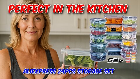 AliExpress 24pcs Storage Set Review