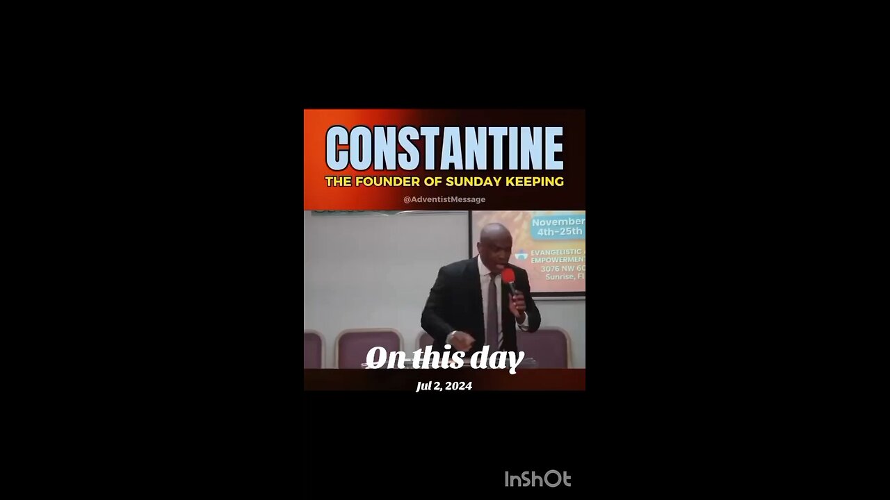 Constantine and Sunday law! #endtimes #lastdays #Markofthebeast!