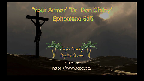 Mission week: Your Armor Dr Don Chitty, Ephesians 6:15