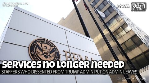 E2146: FEMA Employees Suspended After Warning Congress About Overhaul 8/27