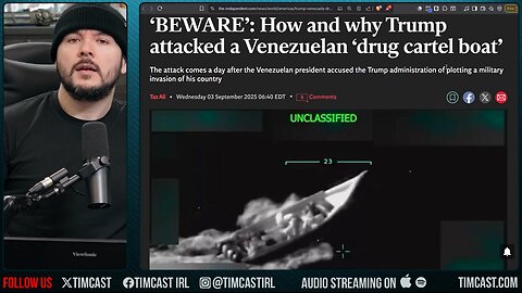 Liberals Furious Trump Bombed Narco Gangs Trafficking Drugs, Conservatives Say Do More | Tim Pool