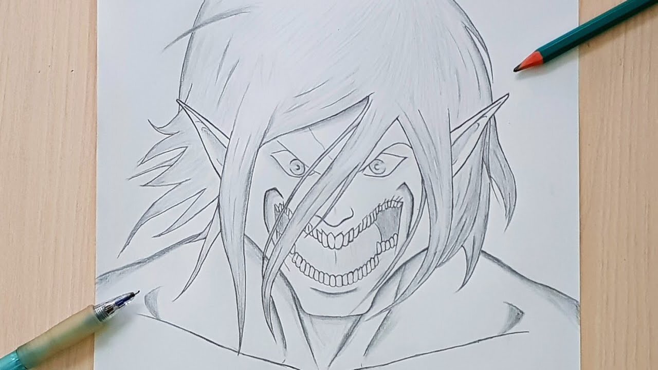 How to Draw Eren Titan | Attack on Titan final season | Step By Step Easy