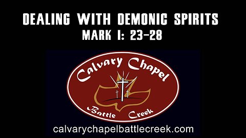 January 4, 2025 - Dealing With Demonic Spirits