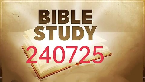 TRINITY, MARIAN DEVOTION, ISLAM, SOLA FIDE: BIBLE STUDY QA 240725