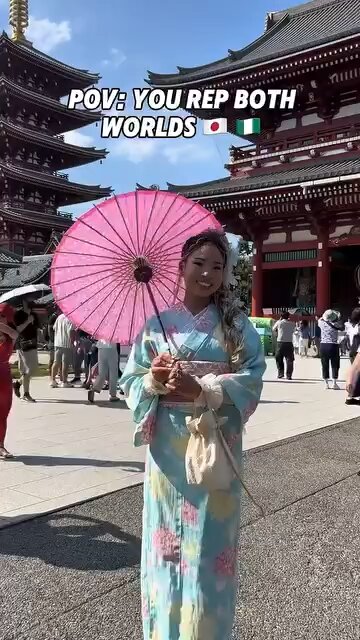 Nigerian Japanese girl