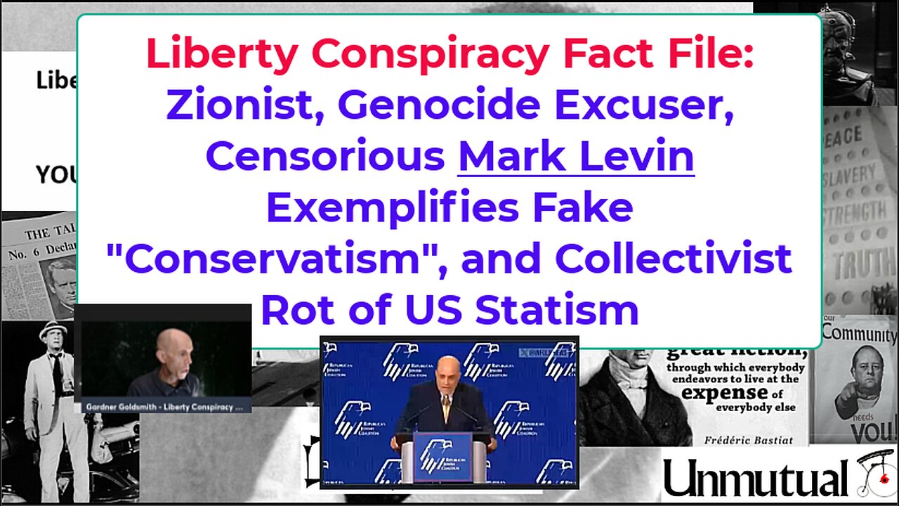 Liberty Fact File: Zionist, Warmonger Mark Levin Epitomizes Statism