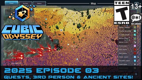 Cubic Odyssey (2025 Episode 03) NPC Quests, 3rd Person & Ancient Sites!