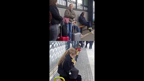 Woman (Ep.1) and young girl (Ep.2) shivering cold, but the low quality camera couldn't see it((.