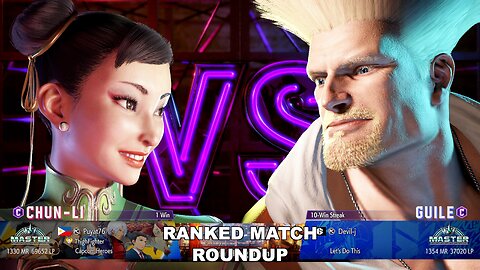 Kuya Kalbo SF6 Ranked Match Roundup. Chun Li Master Rank [Hori Fight Stick]