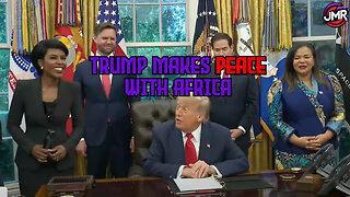Trump signs PEACE DEAL to end African war & reporter shocks trump!