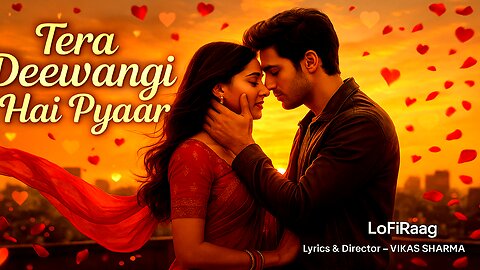 💘 Tera Deewangi Hai Pyaar – Most Romantic High Energy Love Song 2025 | LofiRaag | Vikas Sharma 