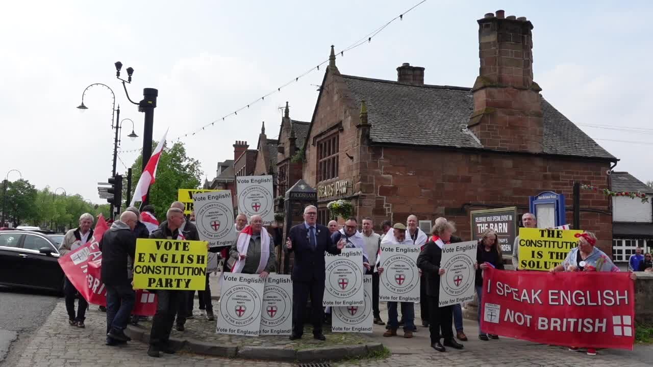 Frodsham 26 04 2025 - Runcorn and Helsby by-election. Good Support.