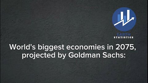 World's biggest economies in 2075, projected by Goldman Sachs
