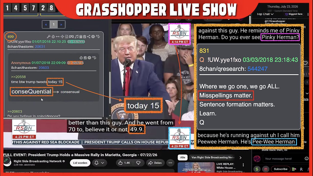 ‼️DJT DROPPING THE ‘CONSEQUENTIAL’ PROOF‼️ 49.9 + PINKY/PEEWEE