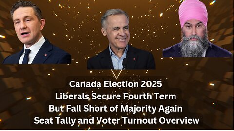Canada Election 2025: Liberals Secure Fourth Term but Fall Short of Majority Again