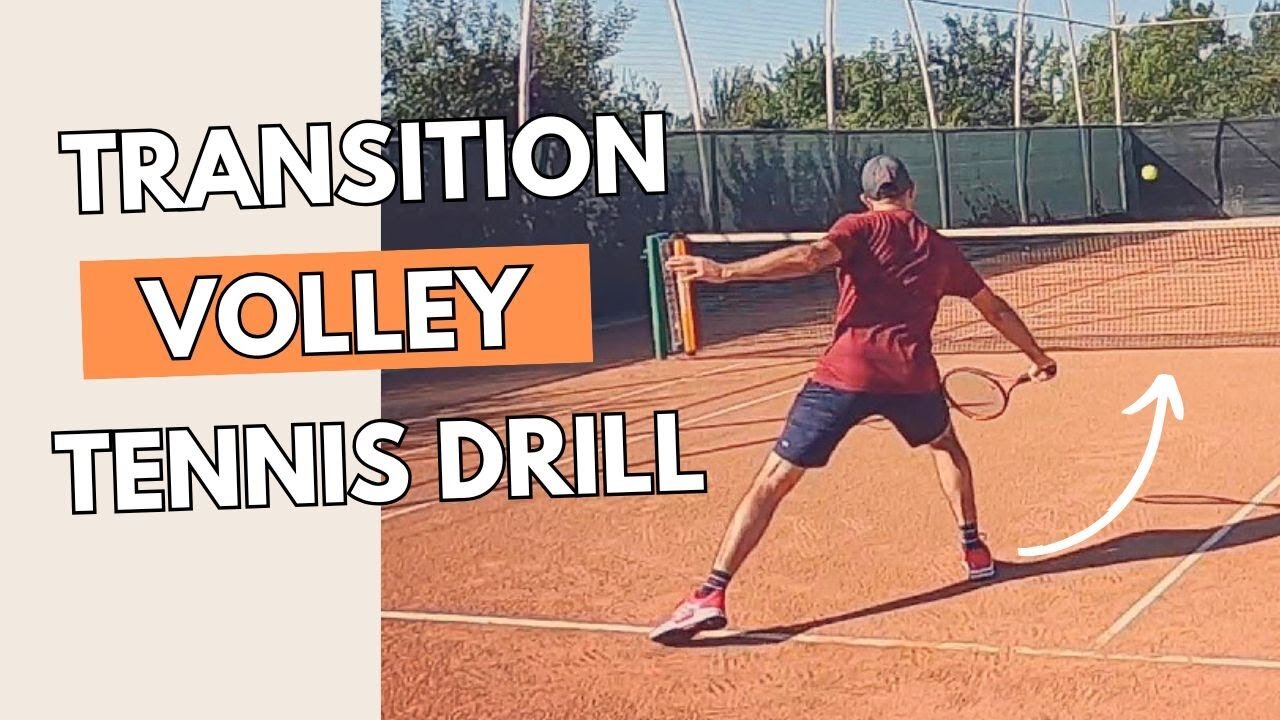 Try THIS Transition Volley Tennis Drill ( with Singles and Doubles Benefits)
