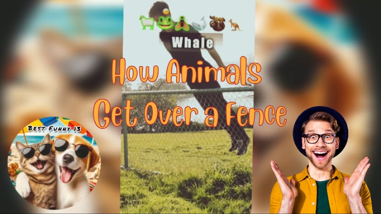 How Animals Get Over a Fence (With Emojis) 😂