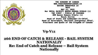 ROYAL DECREE 266 END OF CATCH & RELEASE - BAIL SYSTEM NATIONALITY Re: End of Catch and Release –